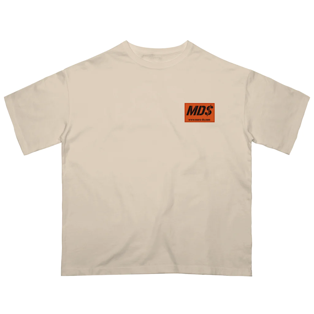 MD$のオレンジMD$ロゴ オーバーサイズTシャツ