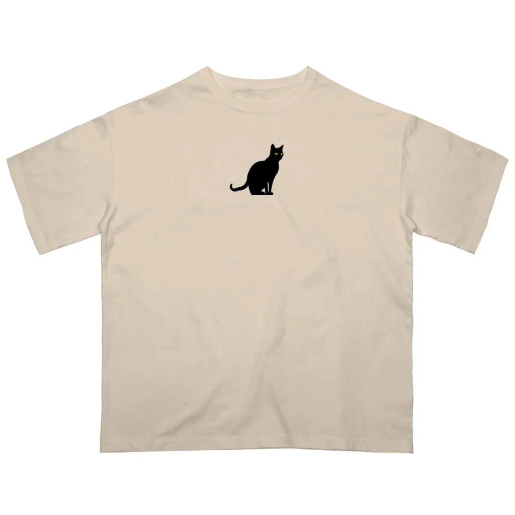 studio eizoの黒猫の思い (=^・^=) オーバーサイズTシャツ