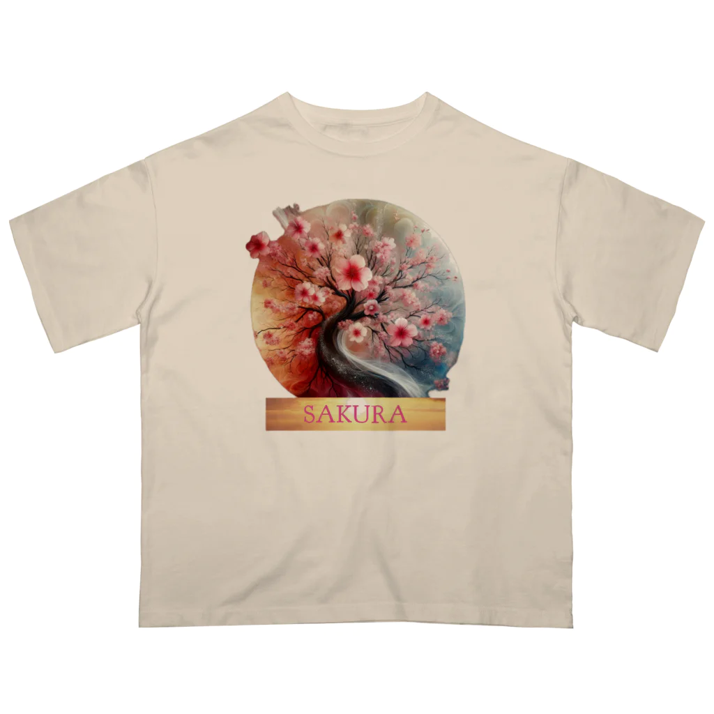 gates_of_heavenのSAKURA Oversized T-Shirt