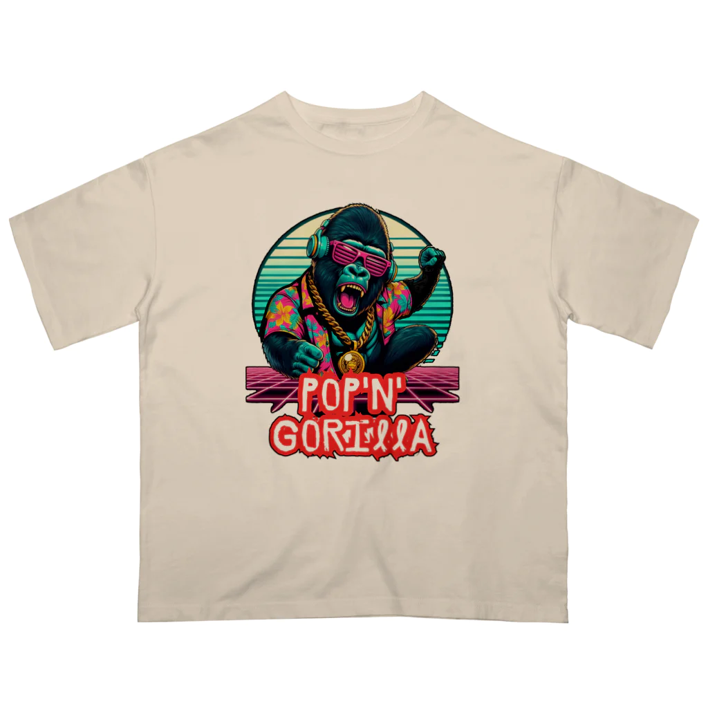 Donky Goriのポップンゴリラ5 オーバーサイズTシャツ