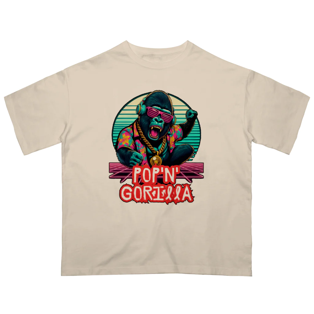 Donky Goriのポップンゴリラ5 Oversized T-Shirt