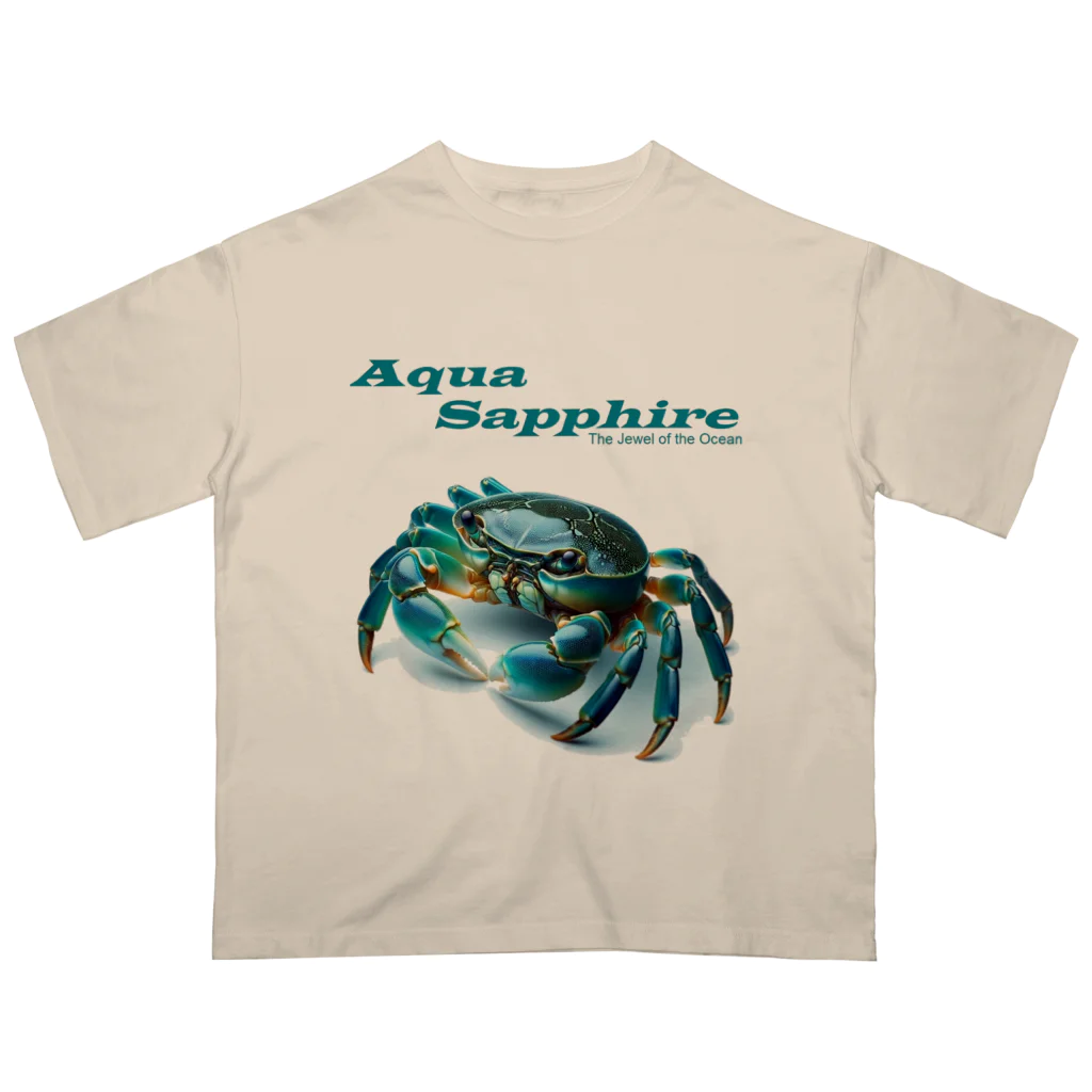 MatrixSphereのAqua Sapphire Oversized T-Shirt