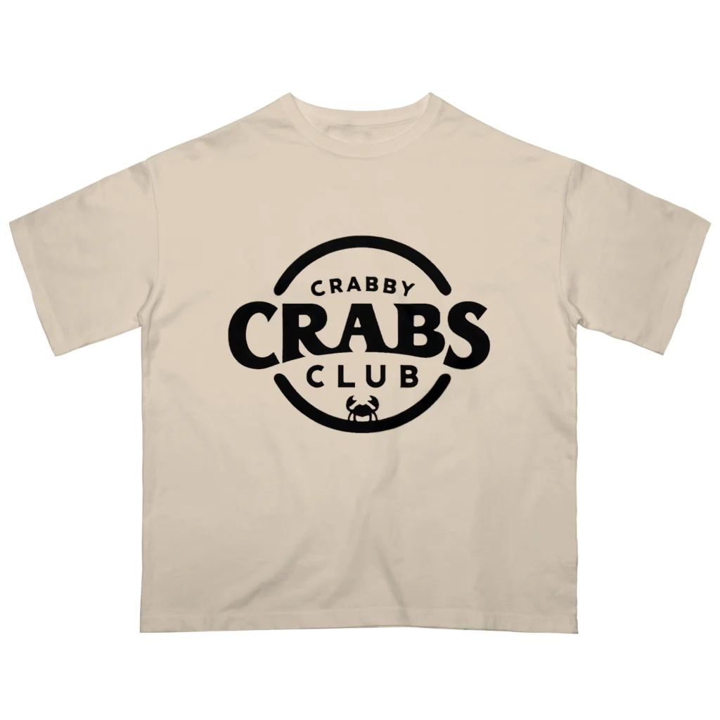 MatrixSphereのCRABBY CRABS CLUB シンプルロゴ オーバーサイズTシャツ