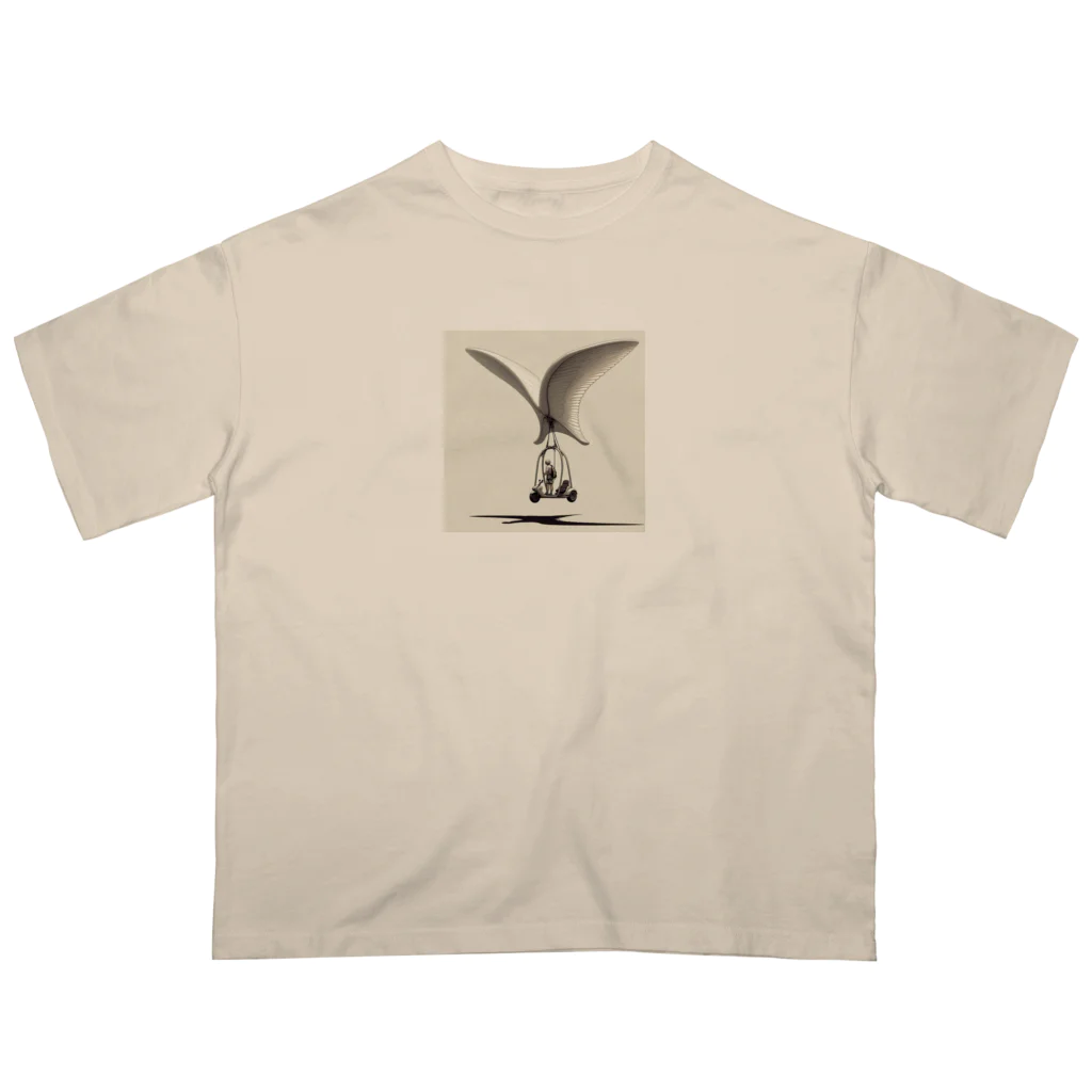 cocoa8877の飛ぶ夢 オーバーサイズTシャツ