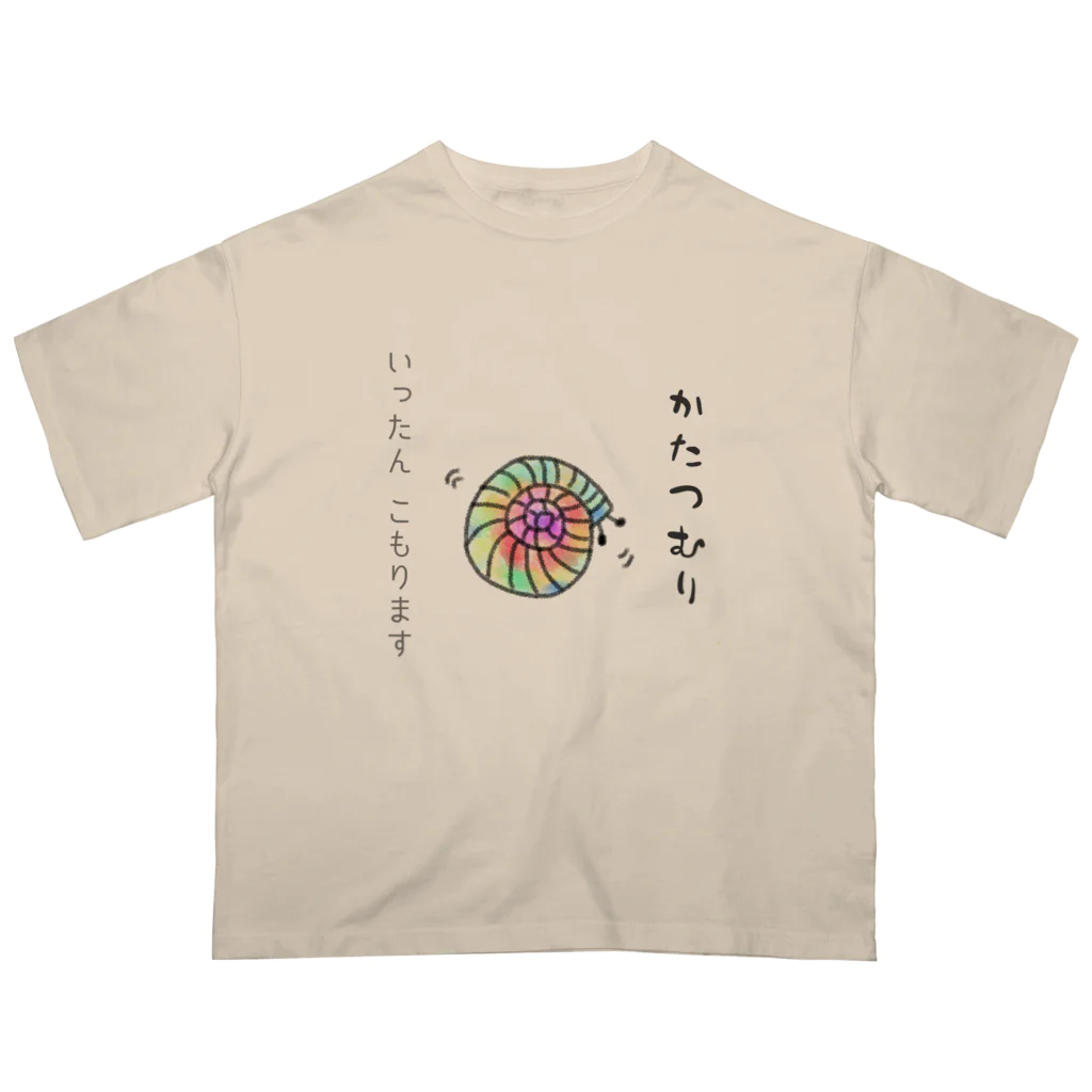 honoeのしんぼるず→かたつむりB オーバーサイズTシャツ