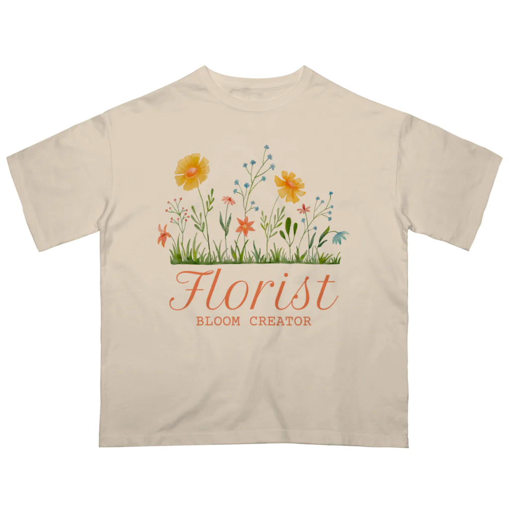 chataro123の花屋(Florist: Bloom Creator) オーバーサイズTシャツ