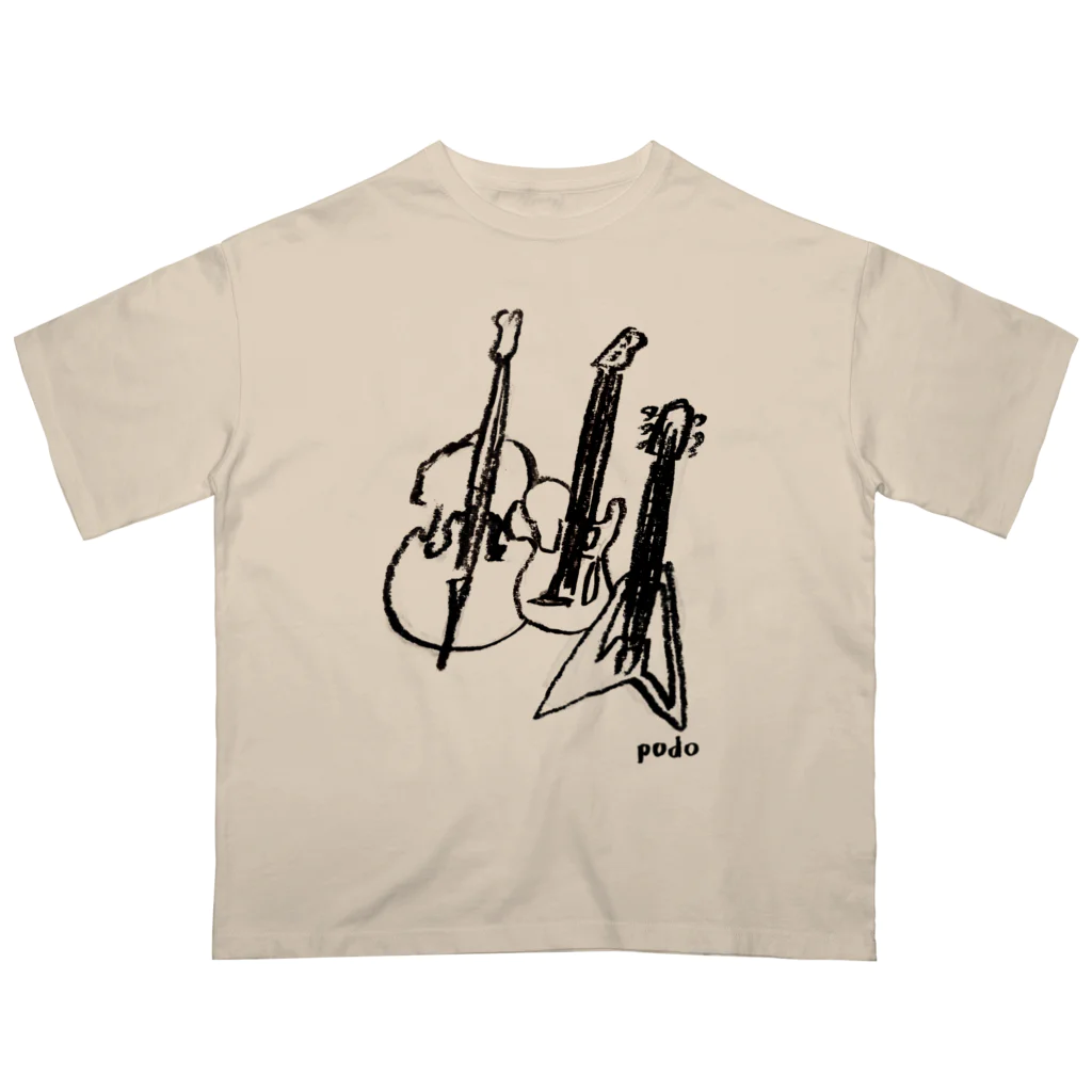 Momi Buncho Lab SHOPの楽器 Oversized T-Shirt