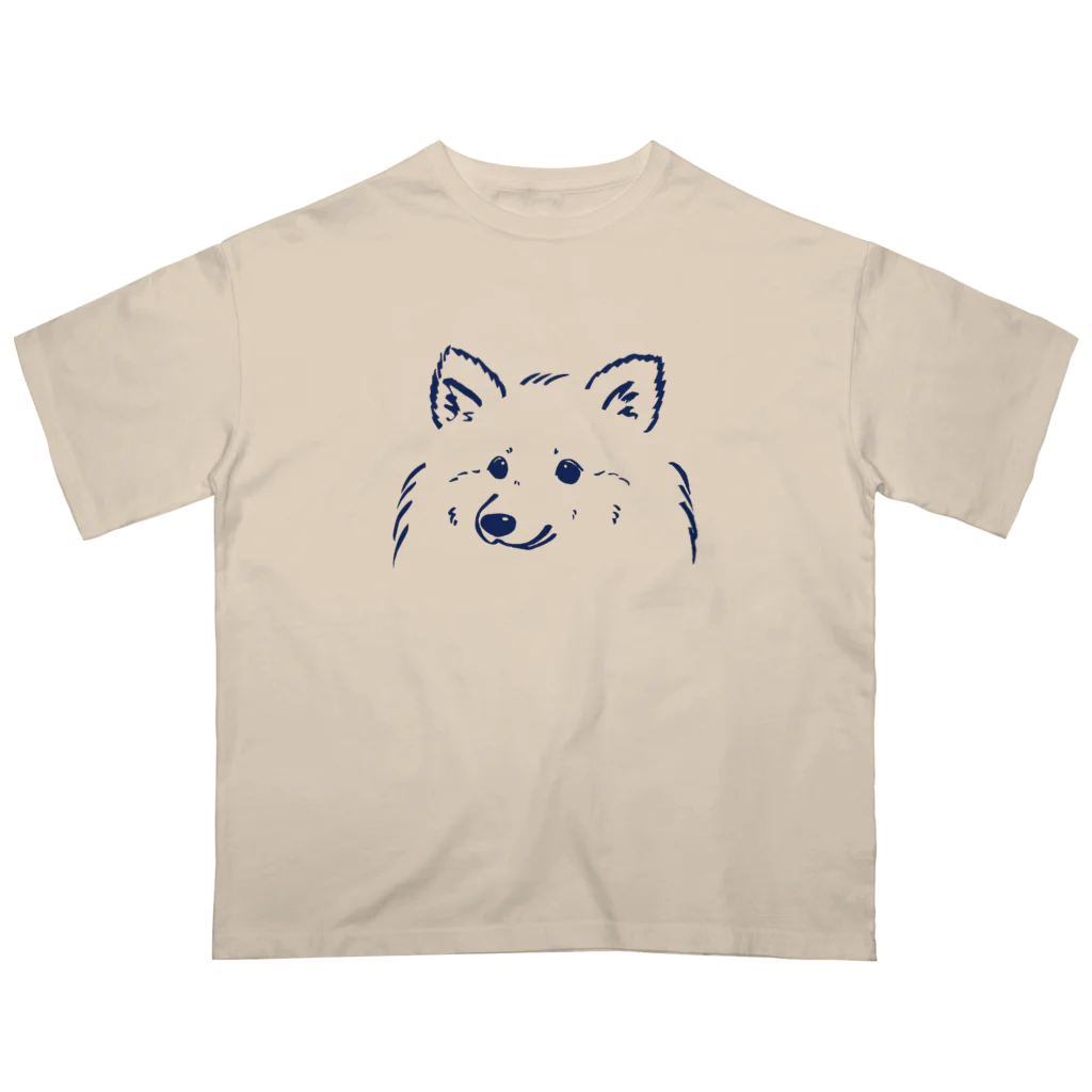 Chiyo.Wan(🐕🕊️のお店)のふわふわわんこTシャツ　(さわやかカラーVer.) オーバーサイズTシャツ