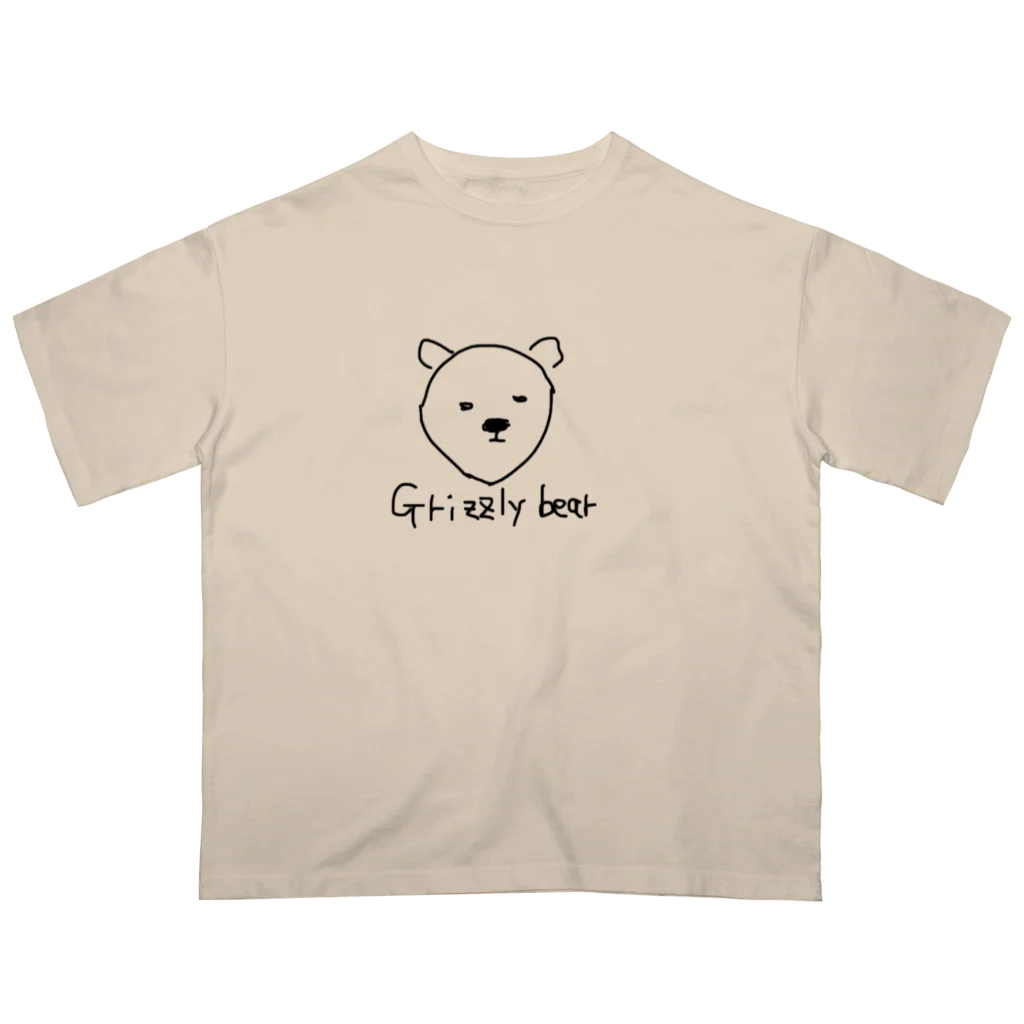 お松のお店のgrizzly bear Oversized T-Shirt