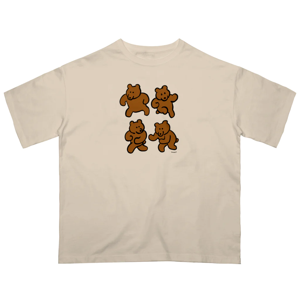 yukkeのクマたち オーバーサイズTシャツ