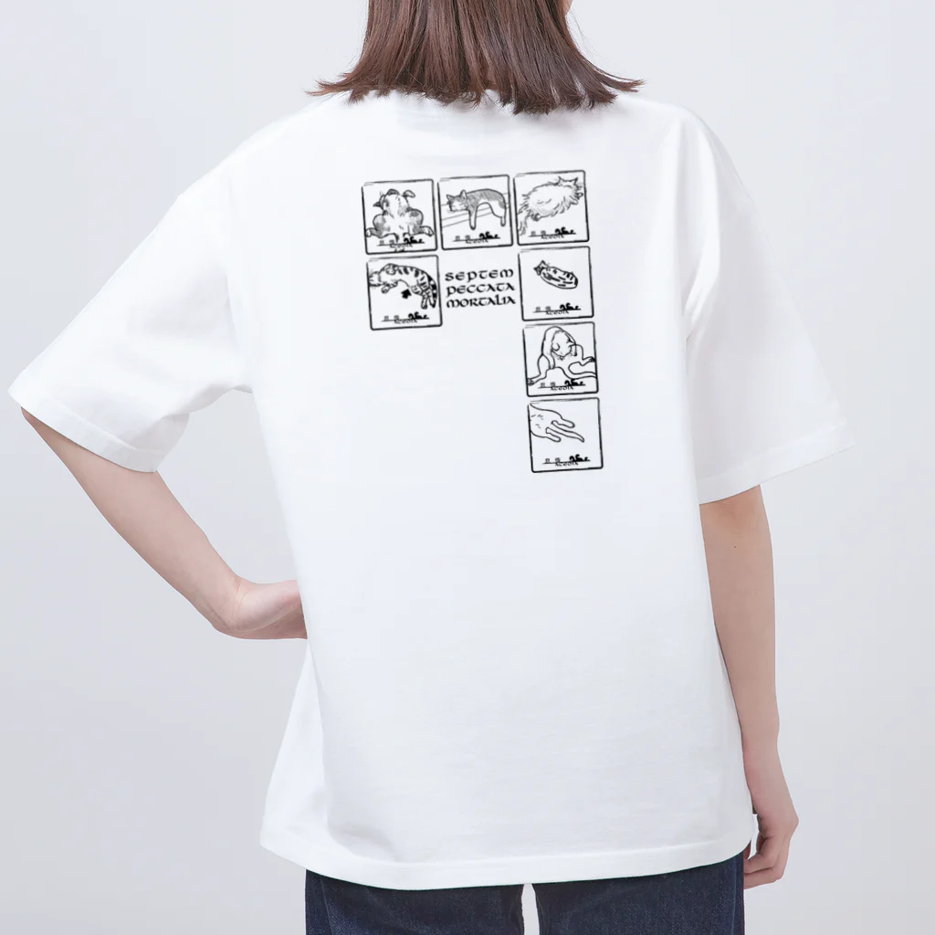 焦豆堂の七つの大罪（猫） Oversized T-Shirt