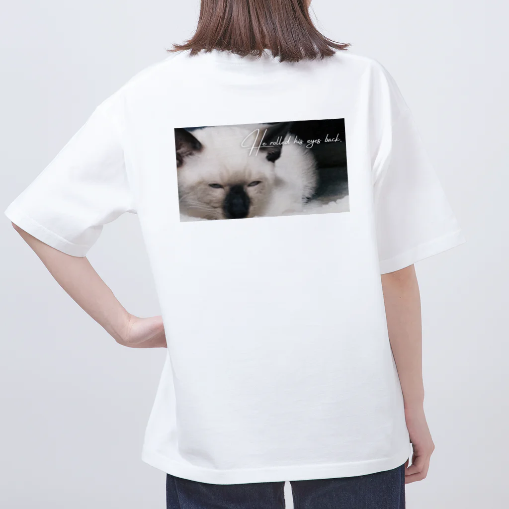 Burnt NEKOCHANのAngry kitten Oversized T-Shirt