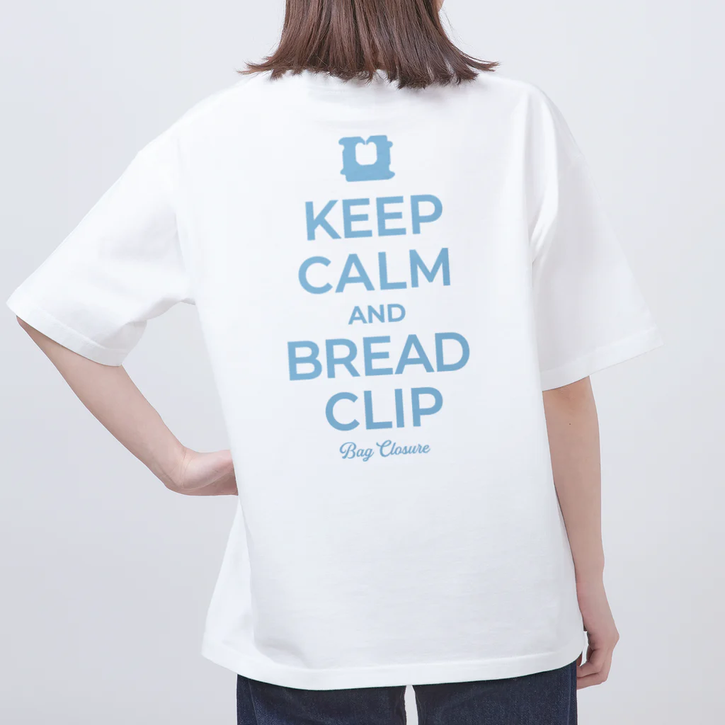 kg_shopの[☆両面] KEEP CALM AND BREAD CLIP [ライトブルー] オーバーサイズTシャツ