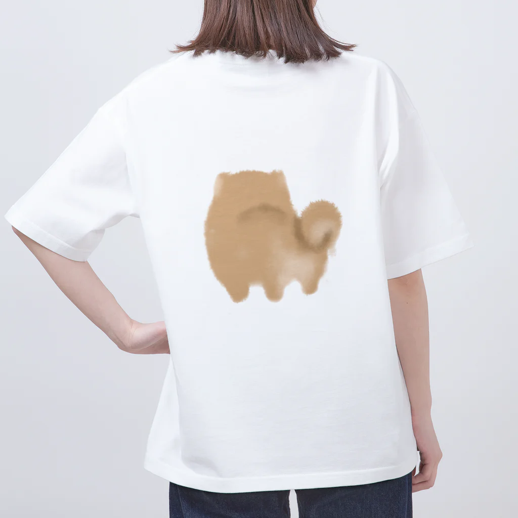 マリマルのもふもふわんこ Oversized T-Shirt