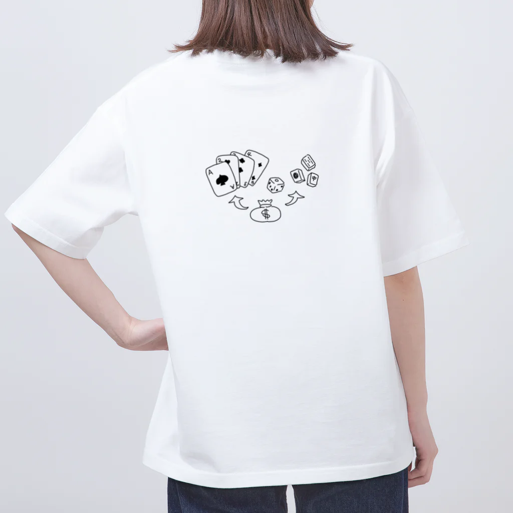 FUJI呉服店のとばく罪 Oversized T-Shirt