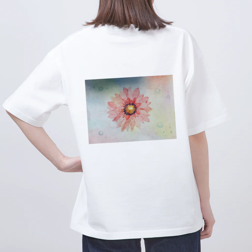 かづきのflower Oversized T-Shirt