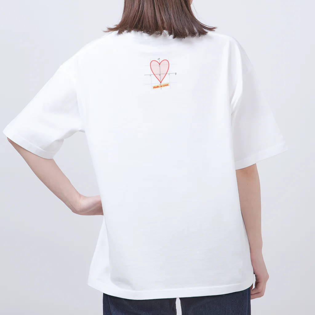 教学館公式ショップのMath is Love. オーバーサイズTシャツ