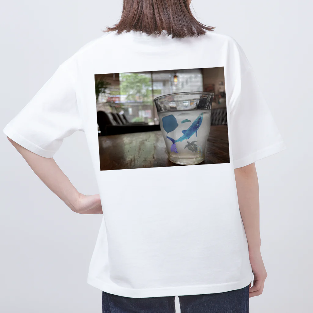 Shuszloの沖縄の海 オーバーサイズTシャツ