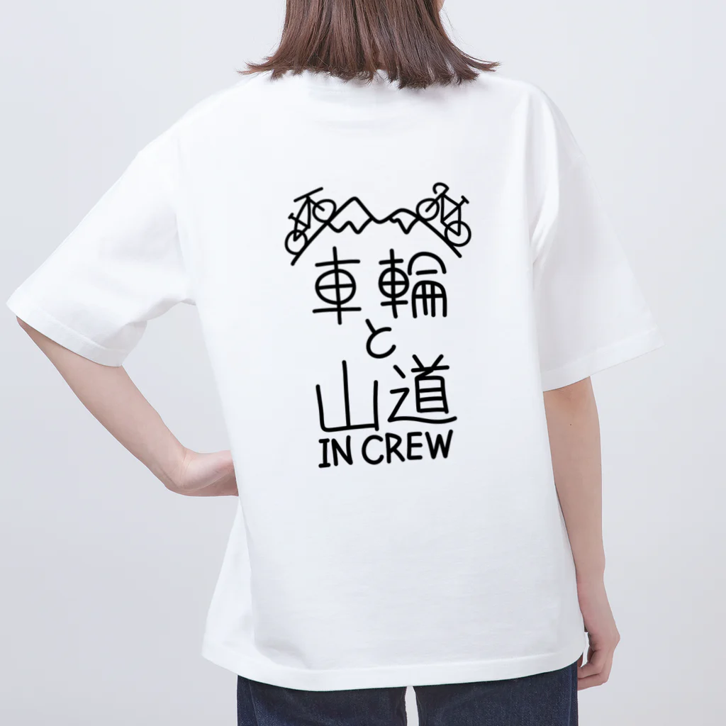 in_crewの車輪と山道 〜increw〜 Oversized T-Shirt