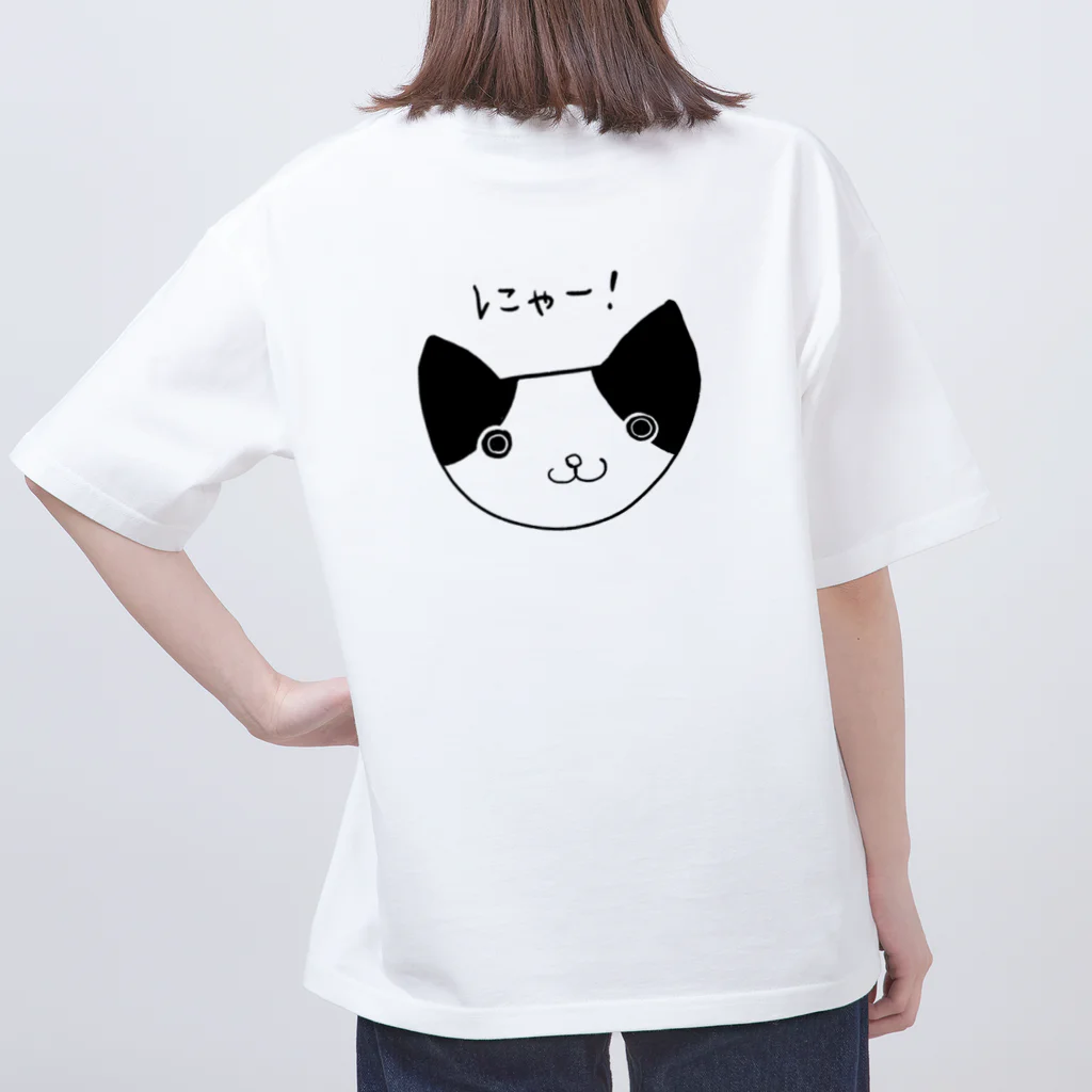 猫とカメラとおかっぱちゃんの猫がいないと生きていけない(日本語ver.) Oversized T-Shirt