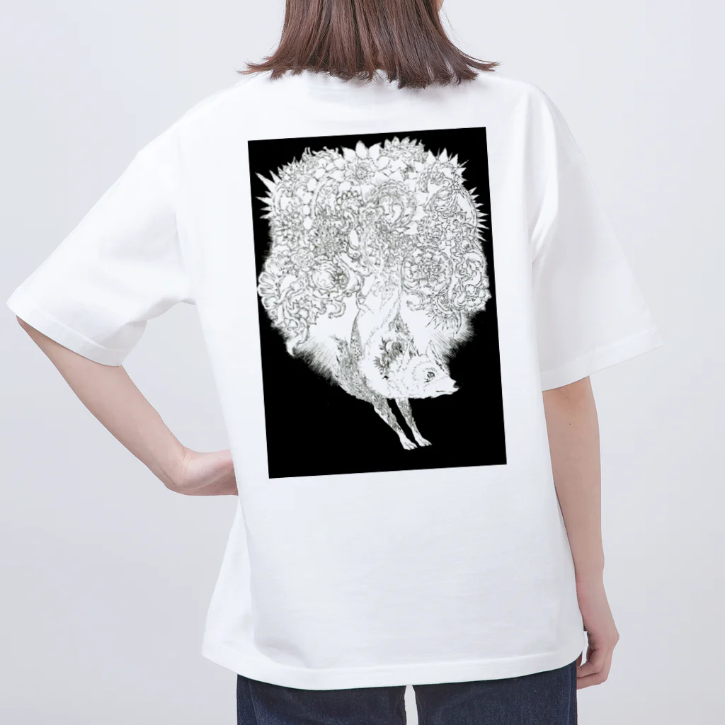 ごまじゅにあのお花と私 オーバーサイズTシャツ