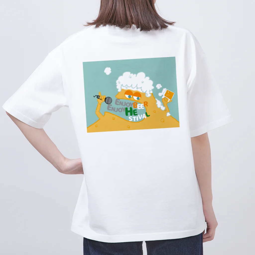 myonの桜島と、ビールと、音楽。 Oversized T-Shirt