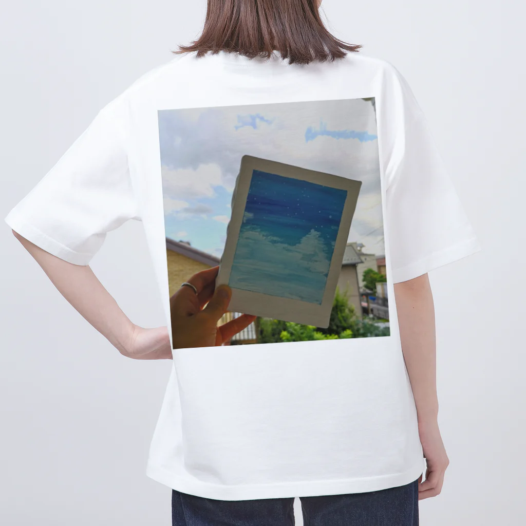 キャンバスアート_ショップの蒼空と青空 Oversized T-Shirt