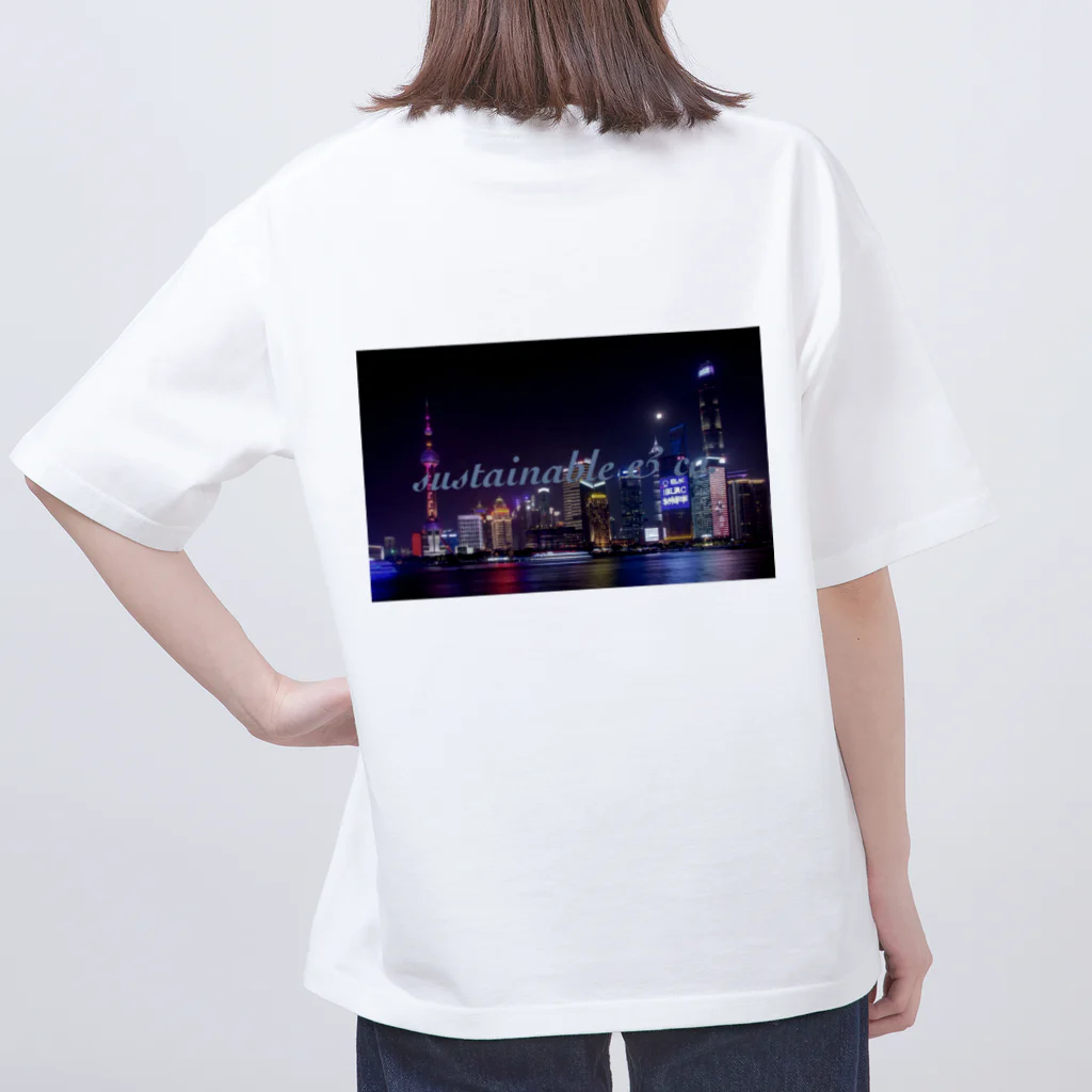 sustainable&co.のsustainable & co. プリントシャツ Oversized T-Shirt