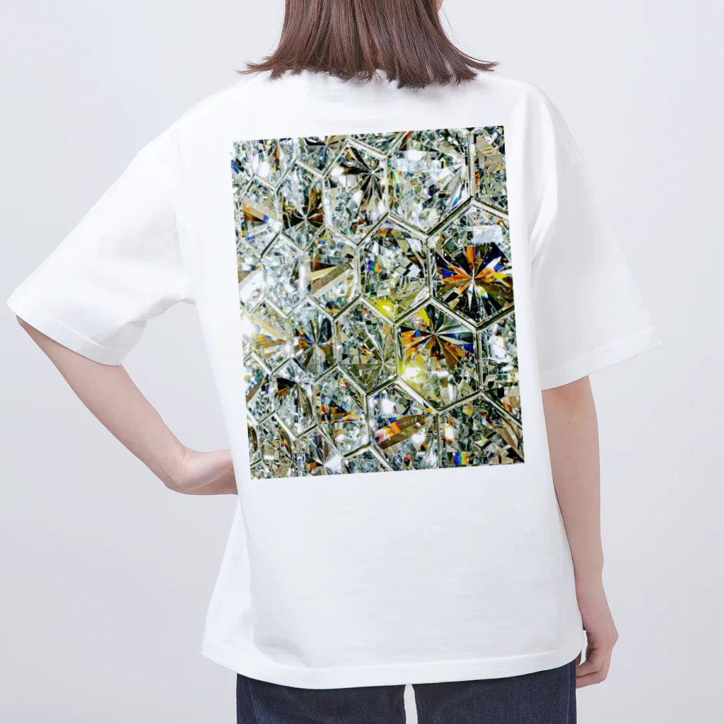 ya-pyのダイヤモンド キラキラ 宝石 Oversized T-Shirt