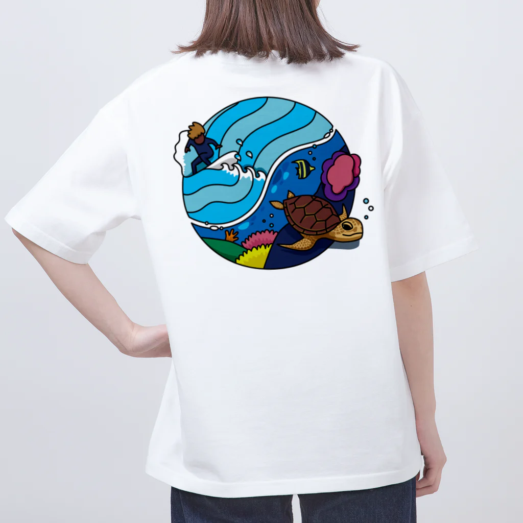 8anna storeのサーフandタートル！ オーバーサイズTシャツ