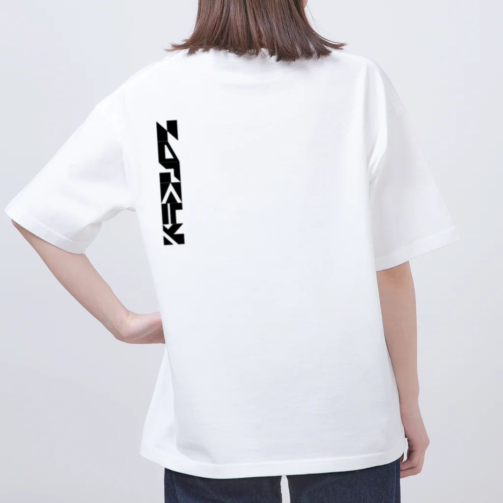 Safelyのsafely 十字ver.2  White  オーバーサイズTシャツ