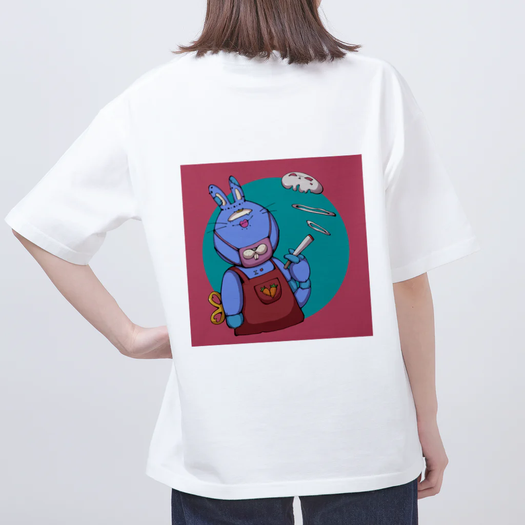 竹取ぬぬちゃんのうさ店長 オーバーサイズTシャツ