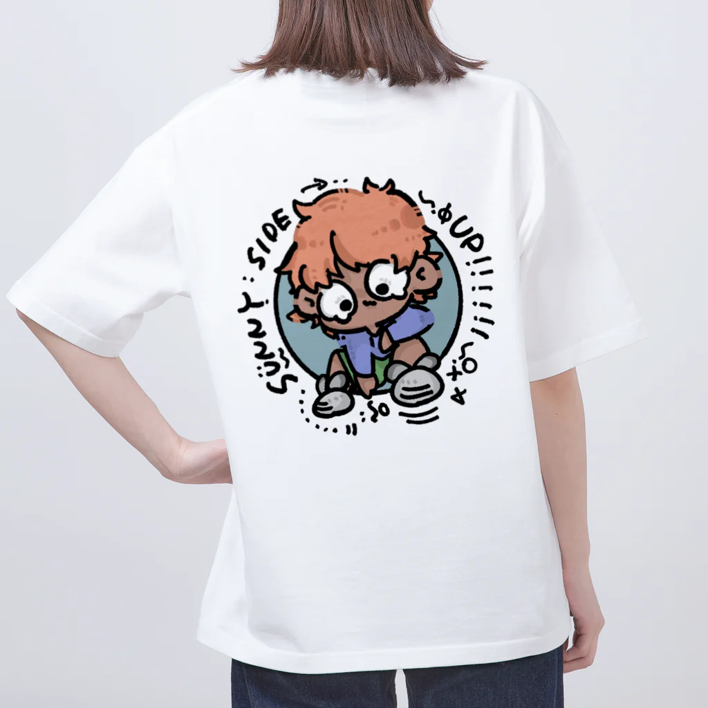 GaoGao StoreのSunny Side Up バックプリント T  オーバーサイズTシャツ