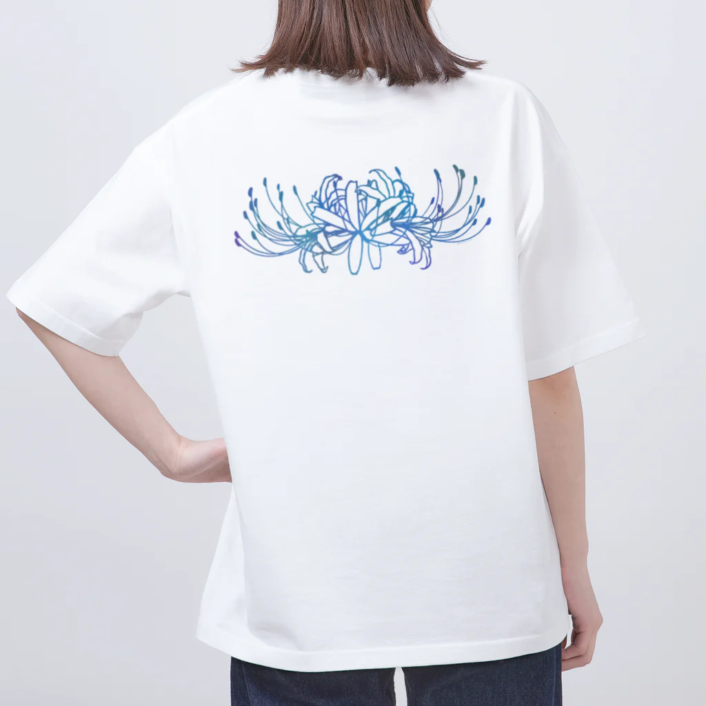 綾錦工房 りこりすの曼珠沙華 【月光】 Oversized T-Shirt