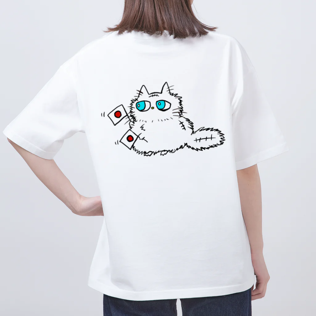 sanifuwa's market-さにふわず まーけっと-のふぁいとぉ ぼふふver オーバーサイズTシャツ