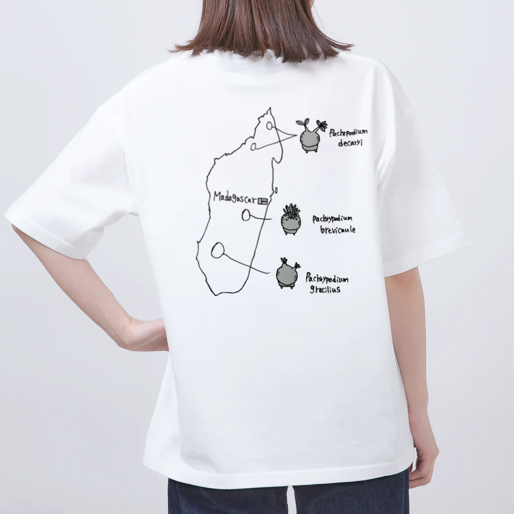 knpgのマダガスカル　コーデックス　黒地用 Oversized T-Shirt