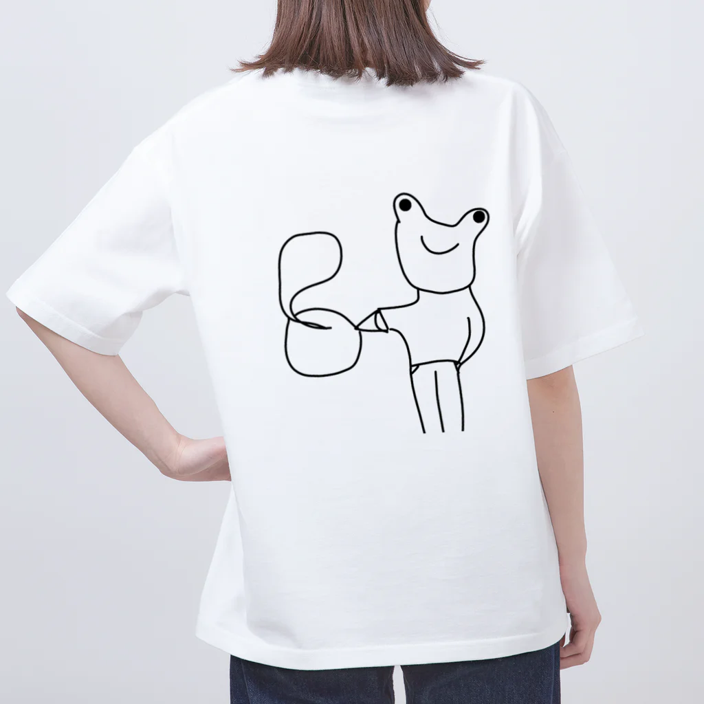 ライアンおかだのちゃーはんをつくるかえるくん オーバーサイズTシャツ