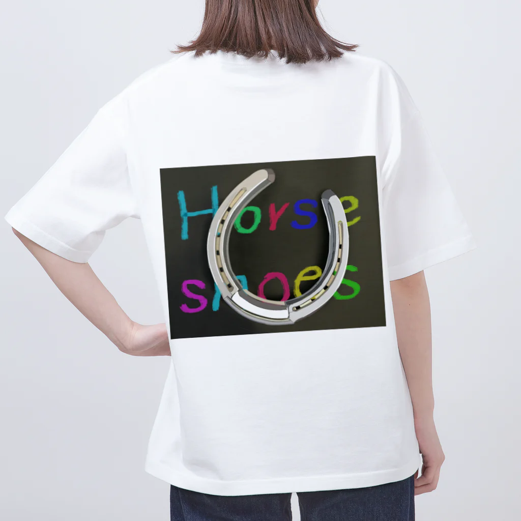 いちごDAIHUKUのHouseshoes（蹄鉄） Oversized T-Shirt