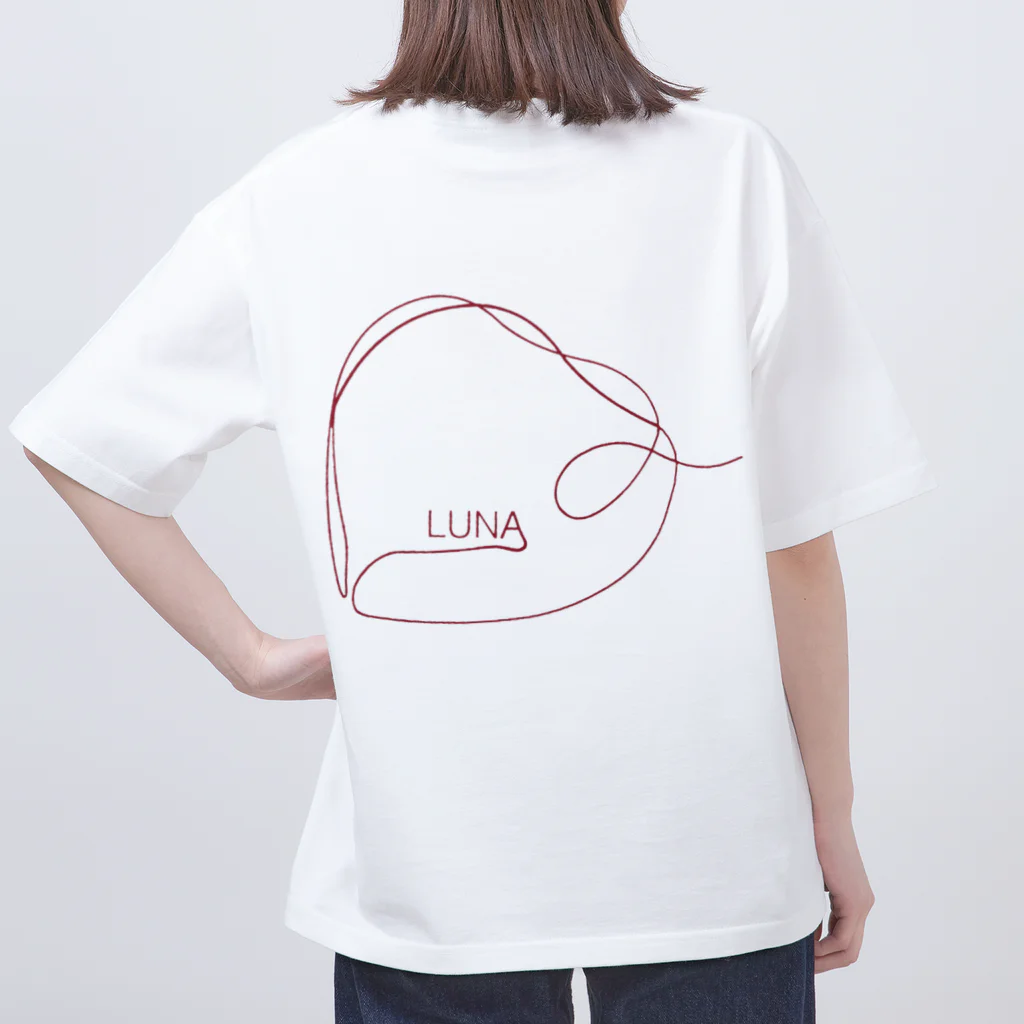 LUNAのHeart オーバーサイズTシャツ