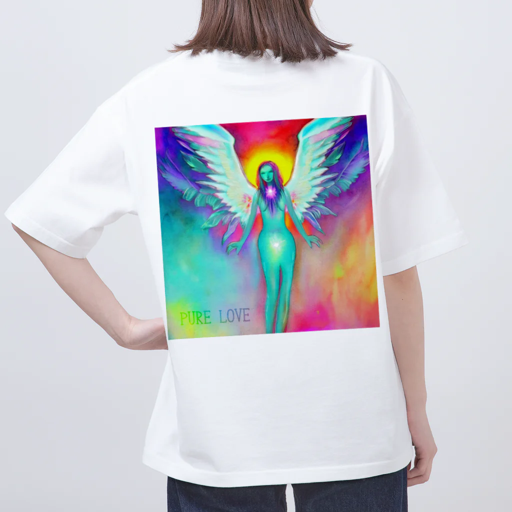 Pure loveの願いが叶いますように　⬜︎ Oversized T-Shirt