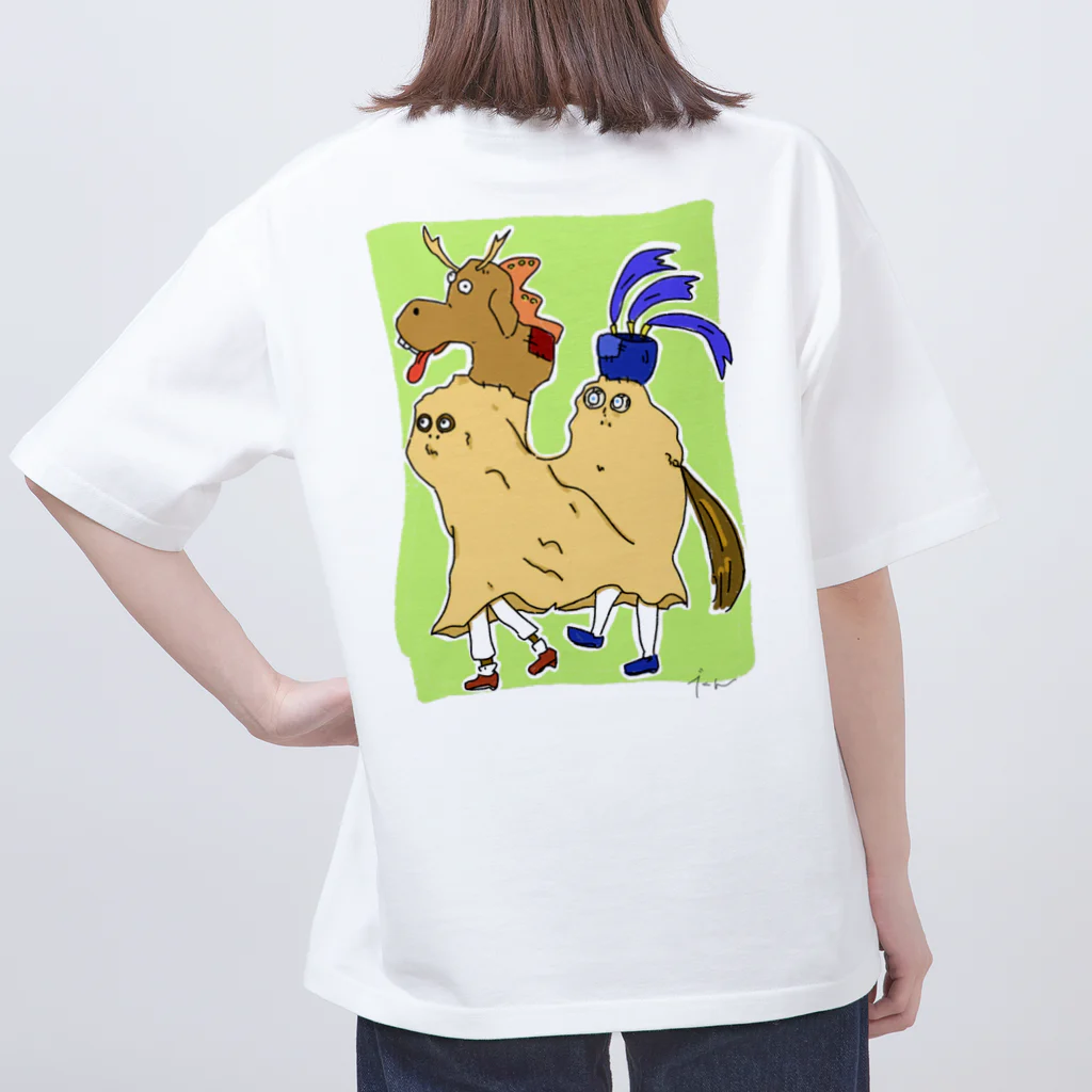 だだーん。の人は何かになりたがる Oversized T-Shirt