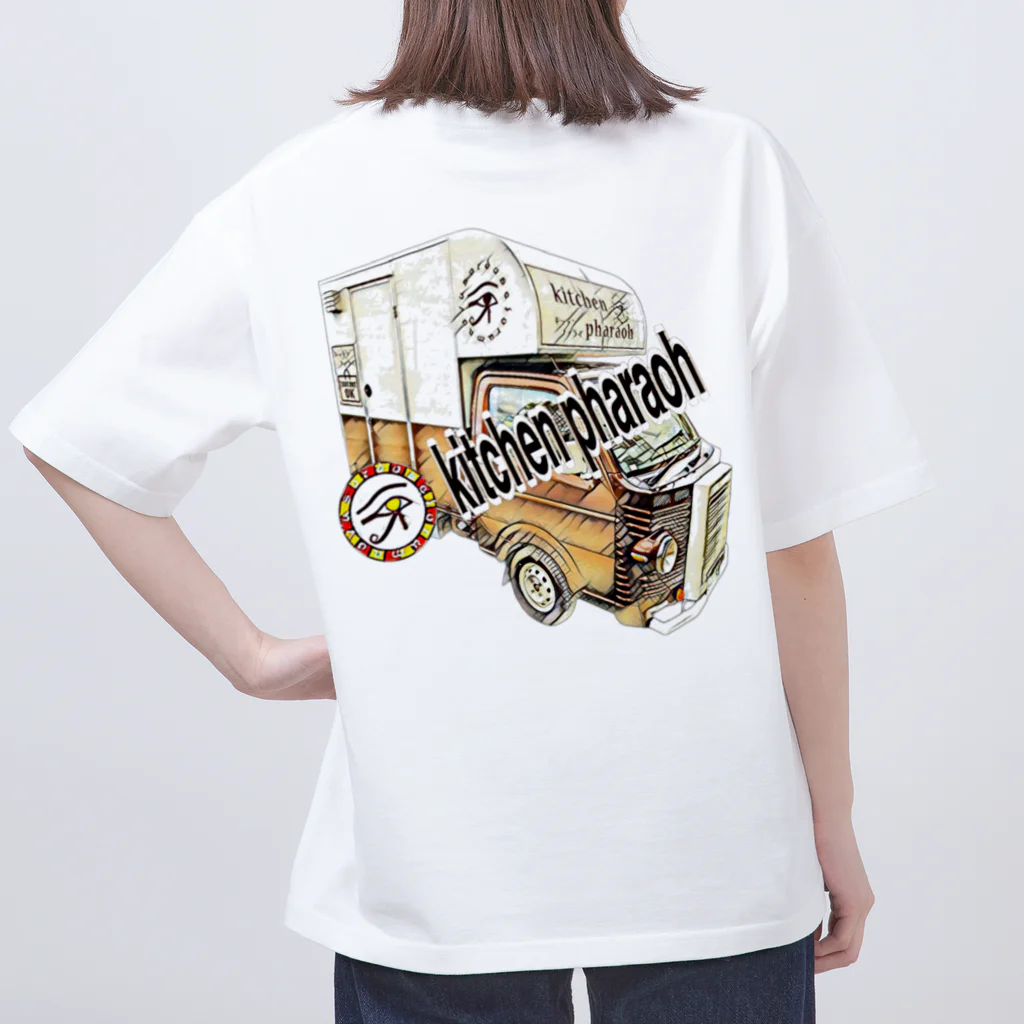 キッチンファラオのキッチンカー風デザイン Oversized T-Shirt