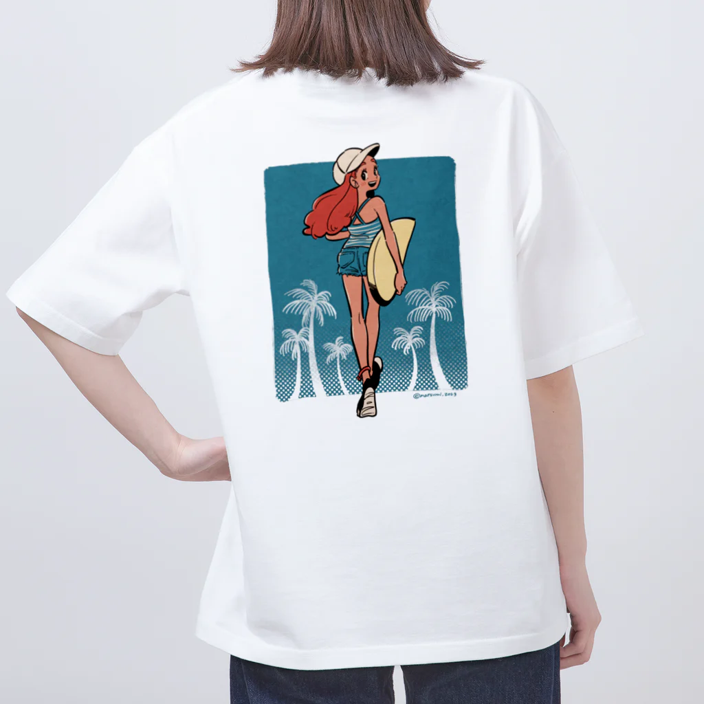 ヨシダナツミのサーフガール Oversized T-Shirt