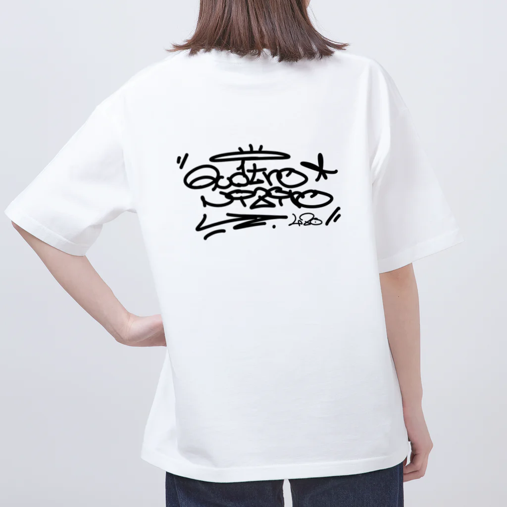 RAPS1のクアトロニジロ オーバーサイズTシャツ