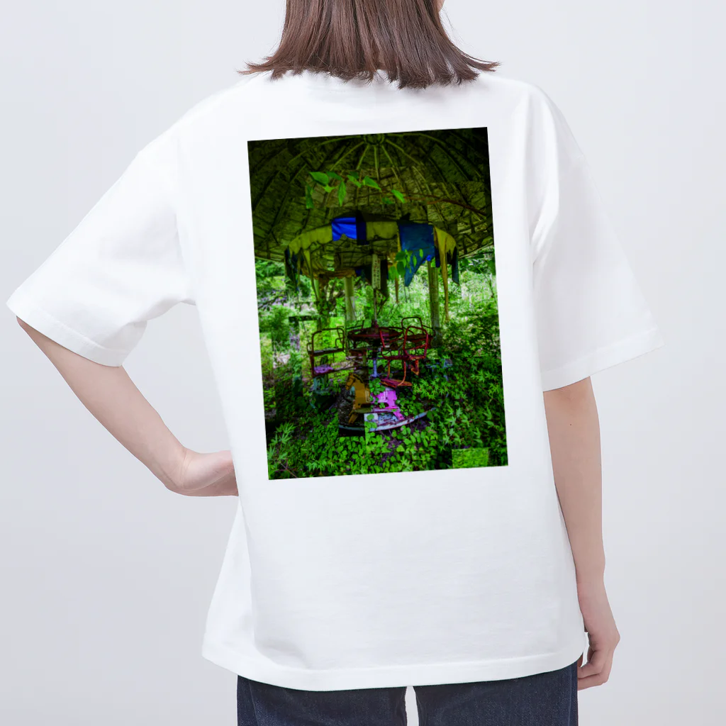 えぬびーしょっぷ【廃墟冷えて〼】のメリーゴラウンド：エラー Oversized T-Shirt