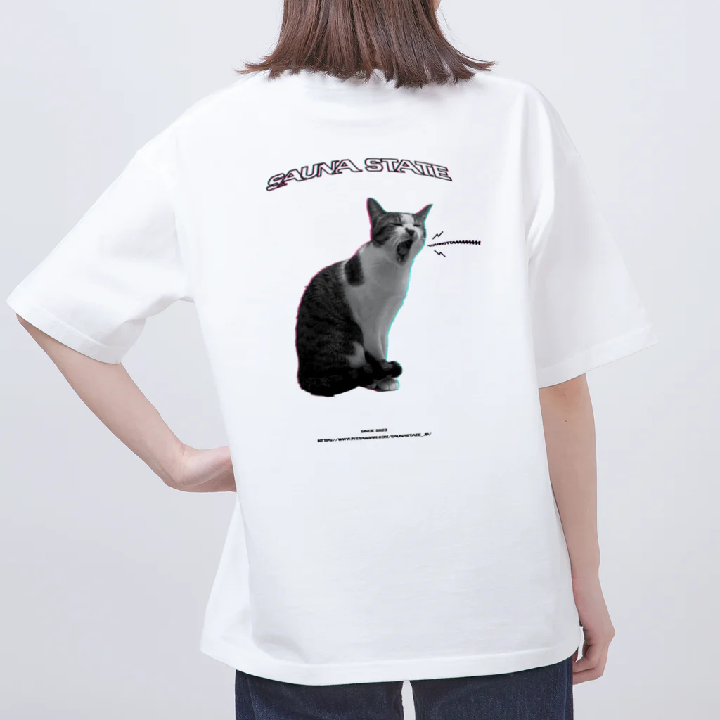 SAUNASTATEの2023_SAUNASTATE~猫もととのいたい編~ オーバーサイズTシャツ