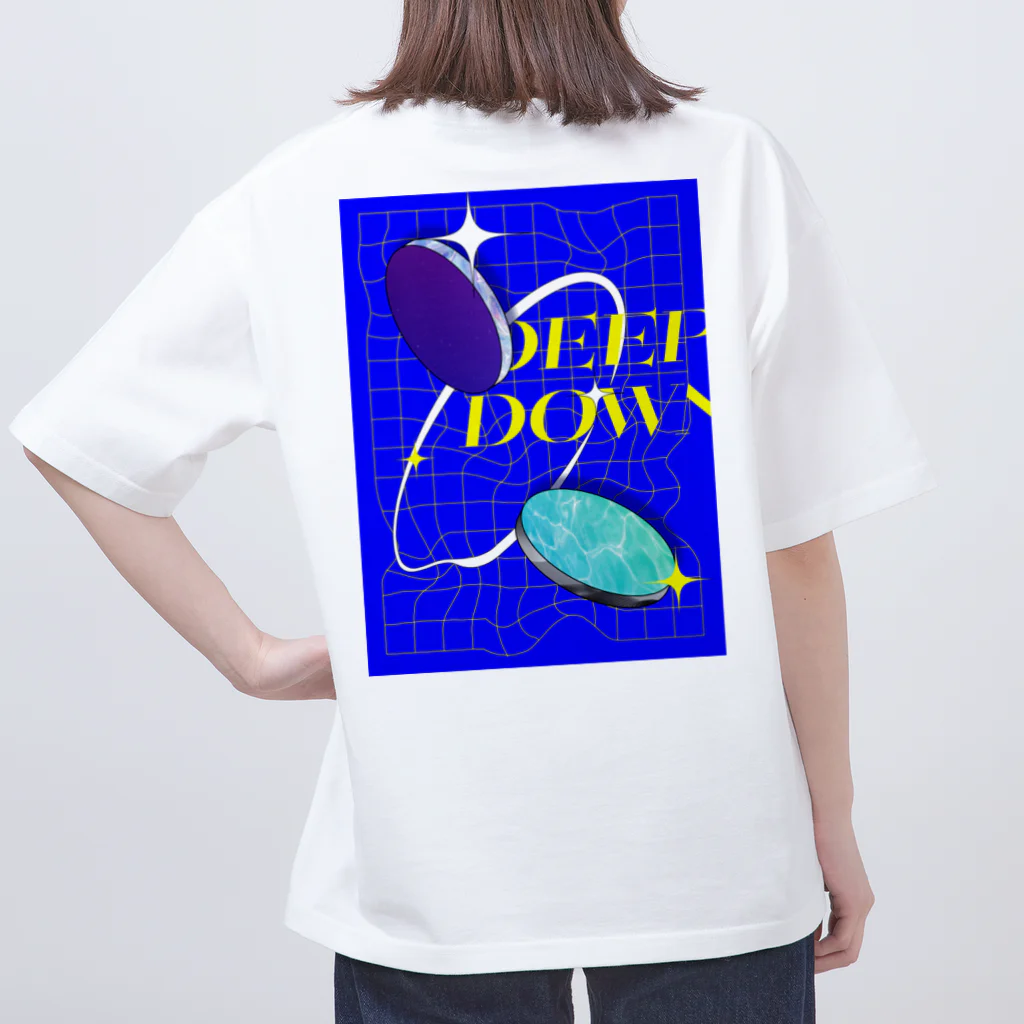 Studio 134のDEEP DOWN_venus(青) オーバーサイズTシャツ