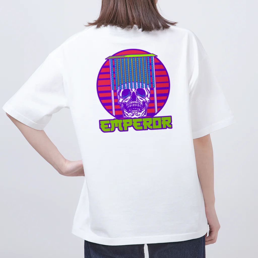 中華呪術堂（チャイナマジックホール）の【後面】skeleton emperor Oversized T-Shirt