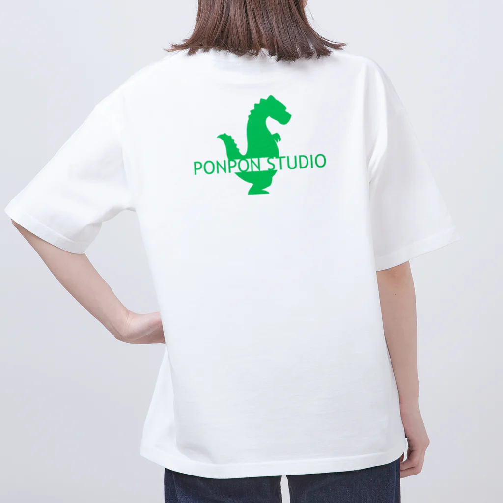 PONPON STUDIOのフィン［PONPON FRIENDS SERIES］ オーバーサイズTシャツ