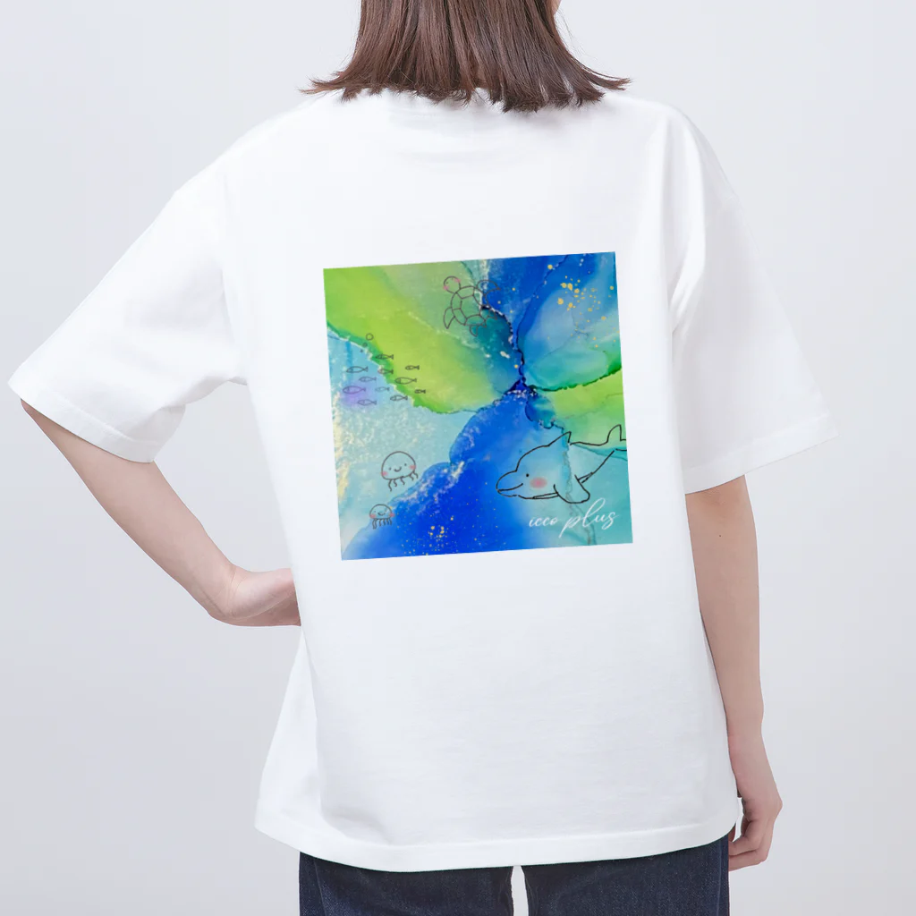 icco_plus3の海 Oversized T-Shirt